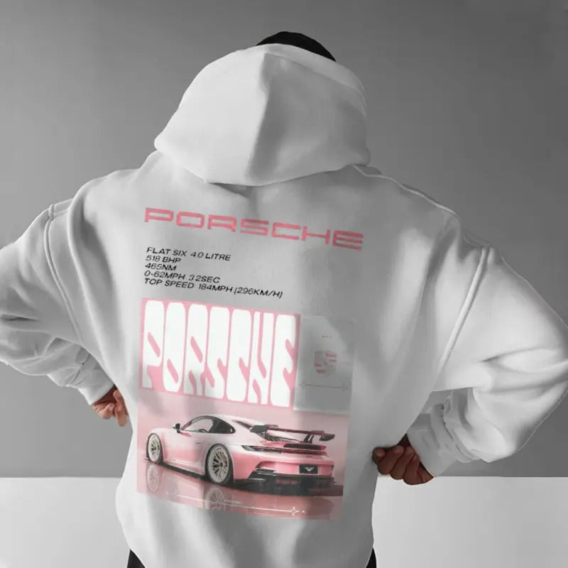 Porsche 911 GT3 RS Hoodie, Unisex, Menswear, Street Racing Shirt, Car Hoodie, Classic Cottonstyle{n002}3 Sweatshirt