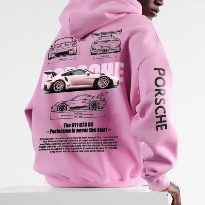 Porsche 911 GT3 RS Hoodie, Unisex, Racing Shirt, Car Hoodie, Classic Cotton Sweatshirt | UrbanDripWear.com