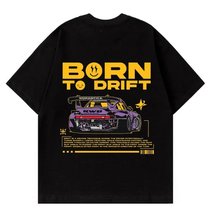 Porsche Born To Drift T-Shirt, Car Enthusiast Shirt, Car Clothing Hoodie, Sweatshirt | UrbanDripWear.com