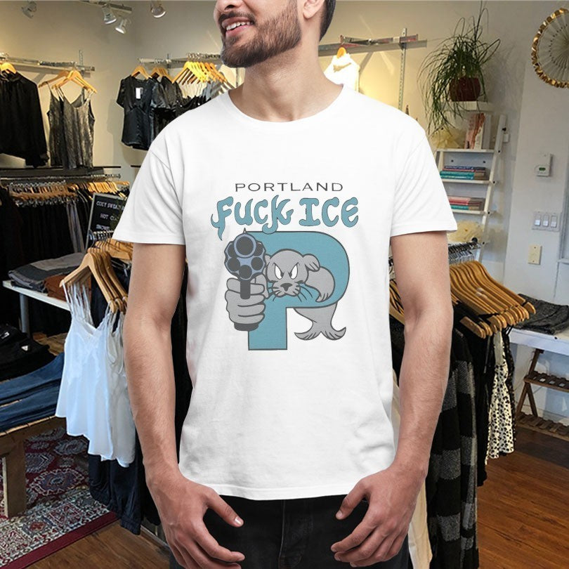 Portland Resist Fuck Ice Statement Shirts