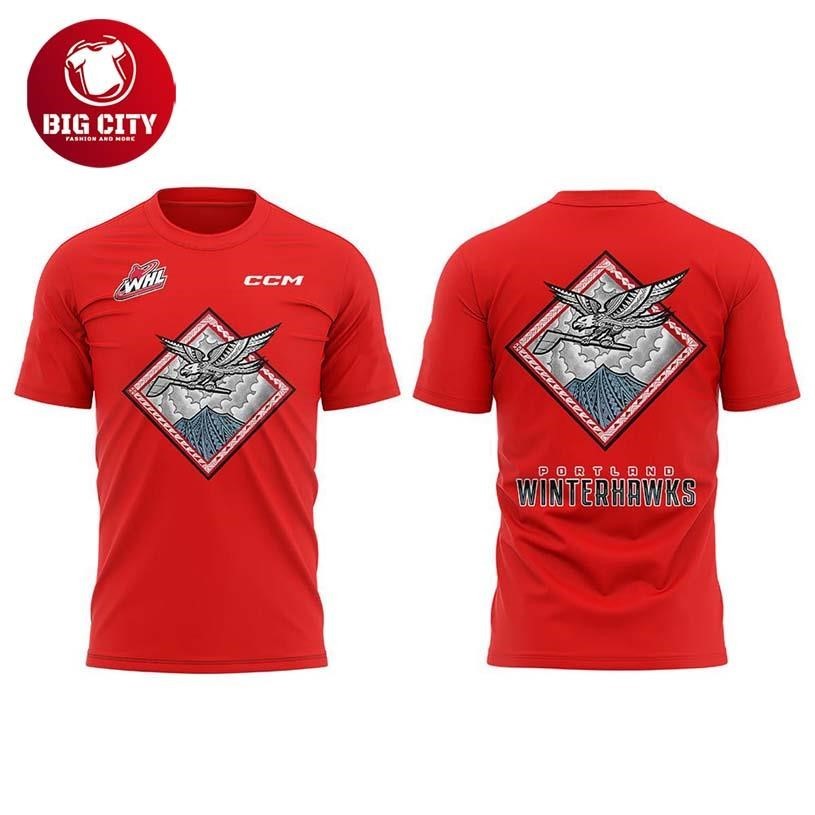 Portland Winterhawks Pacific Islander Celebration Night 2026 Two Sided Shirt