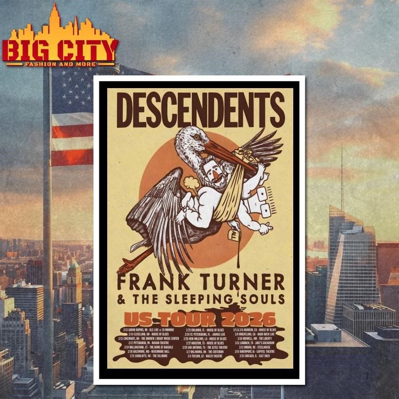 Poster Descendents US Tour 2026 Shirt