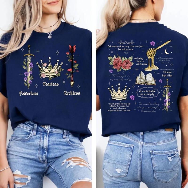 Powerless Bookish Shirt For Fan, Fearless Fan Shirt, Kai Azer I Love You Tshirt, Gift For Bookworms, Shirt Unisex Sweater...