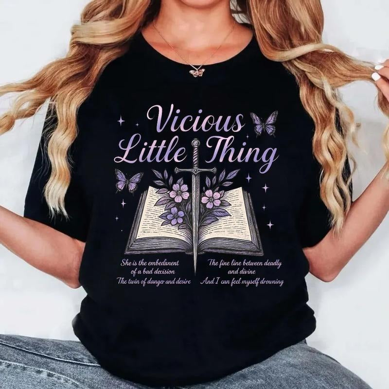 Powerless Vicious Little Thing Shirt, Powerless Series Shirt, Kai Azer Paedyn Gray Fan Shirt, Fantasy Bookish Tee, Unisex...
