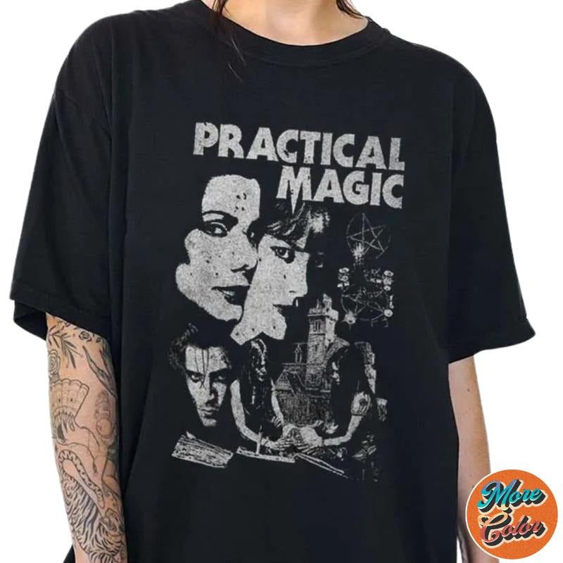 Practical Magic Horror Movie Shirts, Cotton Unisex T-Shirt, Crew Neck, Size S- 3XL, Menswear Top, Womenswear Top...