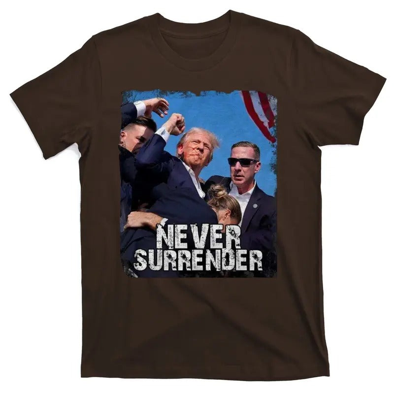 Pray For President Trump Never Surrender T-Shirt Hoodie, Sweatshirt | UrbanDripWear.com
