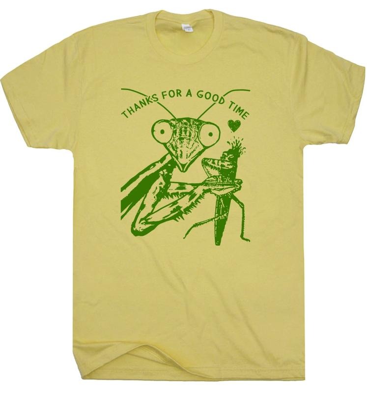 Praying Mantis T Shirt Funny Weird Crazy Shirts for Women Men Man Eater Cute Insect Shirt Cool Graphic Shirts Dark Humor...