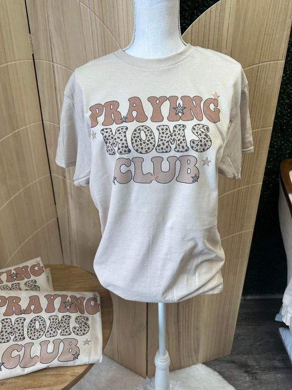 Praying Moms Club - Sweatshirt or Tee - Christian Tee - Women Apparel Hoodie | UrbanDripWear.com