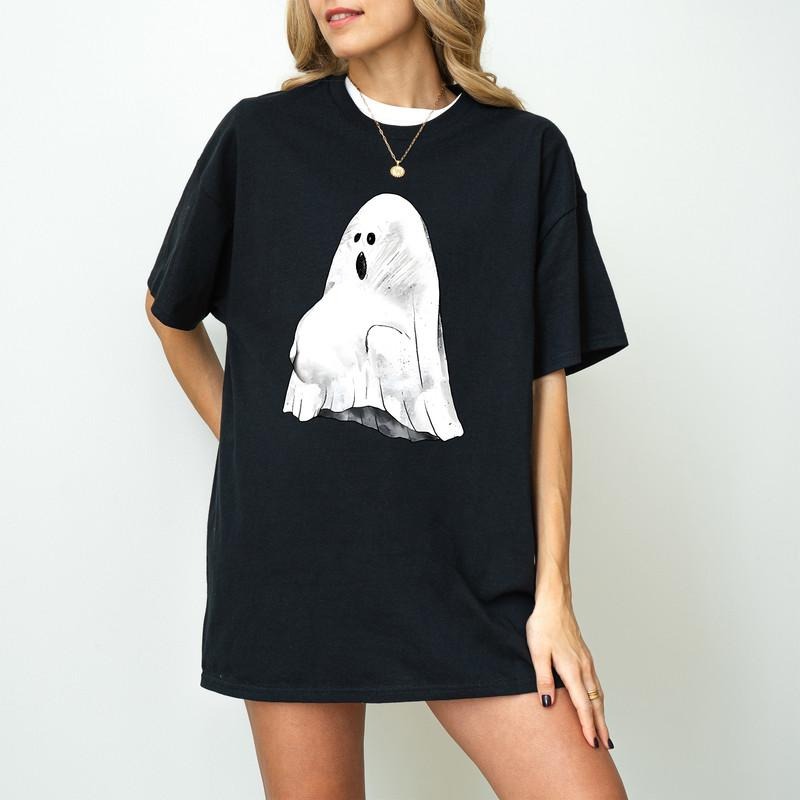 Pregnant Ghost Halloween Shirt, Skeleton Halloween Maternity Sweatshirt, Funny Pregnancy Announcement Shirt 2024,...