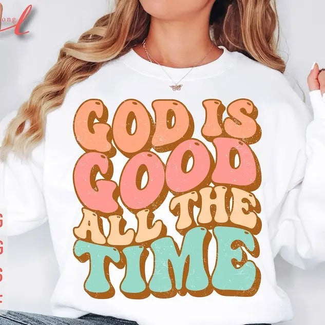 Premium  God is Good All The Time, Bible Verse, Easter, Jesus Easter Happy Easter , Easter Christian , Easter Shirt...