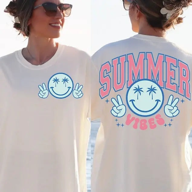 Premium  Retro Summer Vibes , Retro Summer , Groovy Summer Vibes, Summer , Beach  sweatshirt T-Shirts, Hoodie