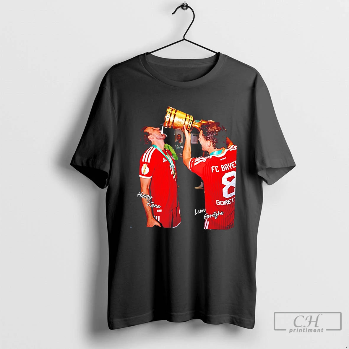 Premium Dfb Pokal Champions 2026 Harry Kane And Leon Goretzka Tee