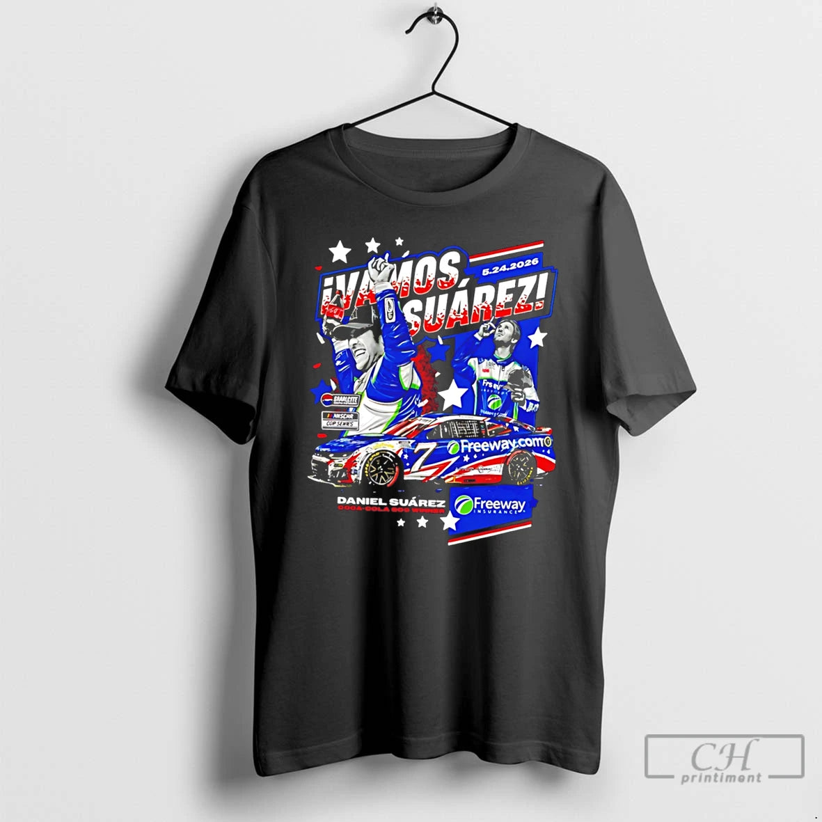 Premium Daniel Suarez Freeway Insurance 600 Win Tee