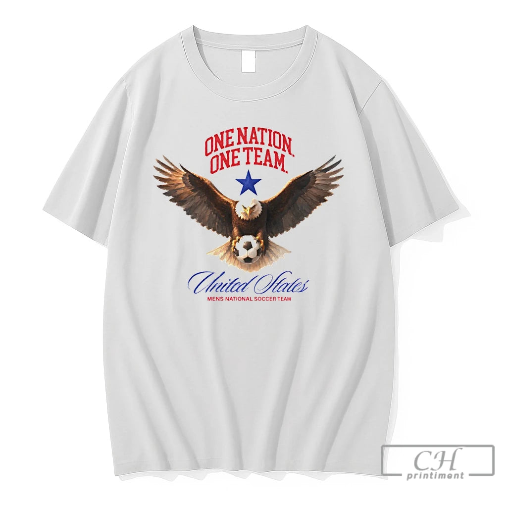 Premium Eagle One Nation One Team United States Mens National Soccer Team T Shirts Sweater