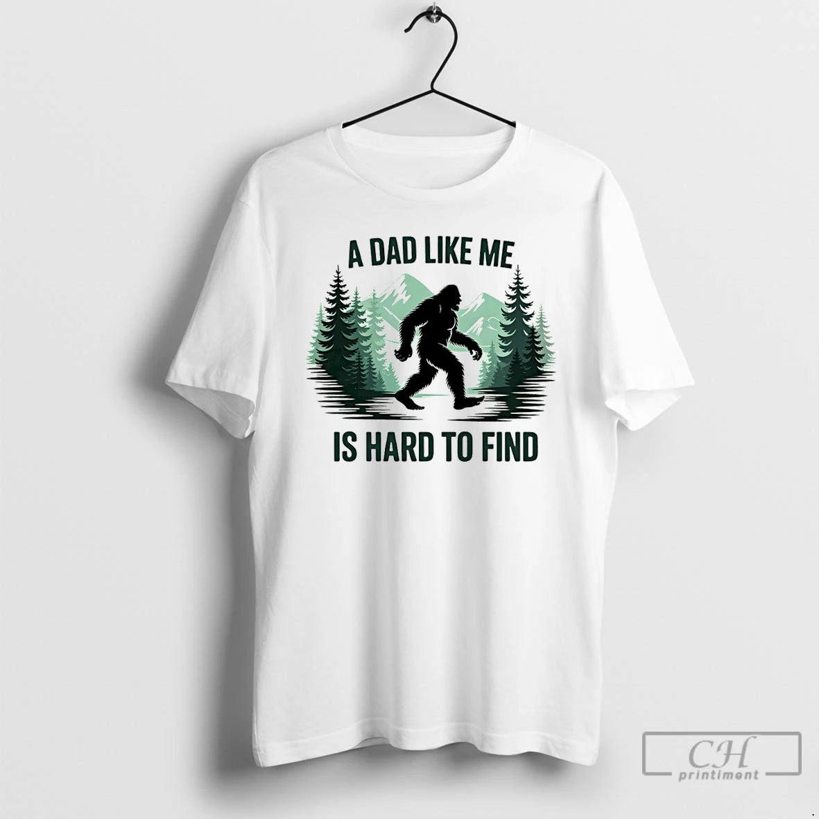 Premium Funny Bigfoot Dad A Dad Like Me Is Hard To Find T Shirts Sweater