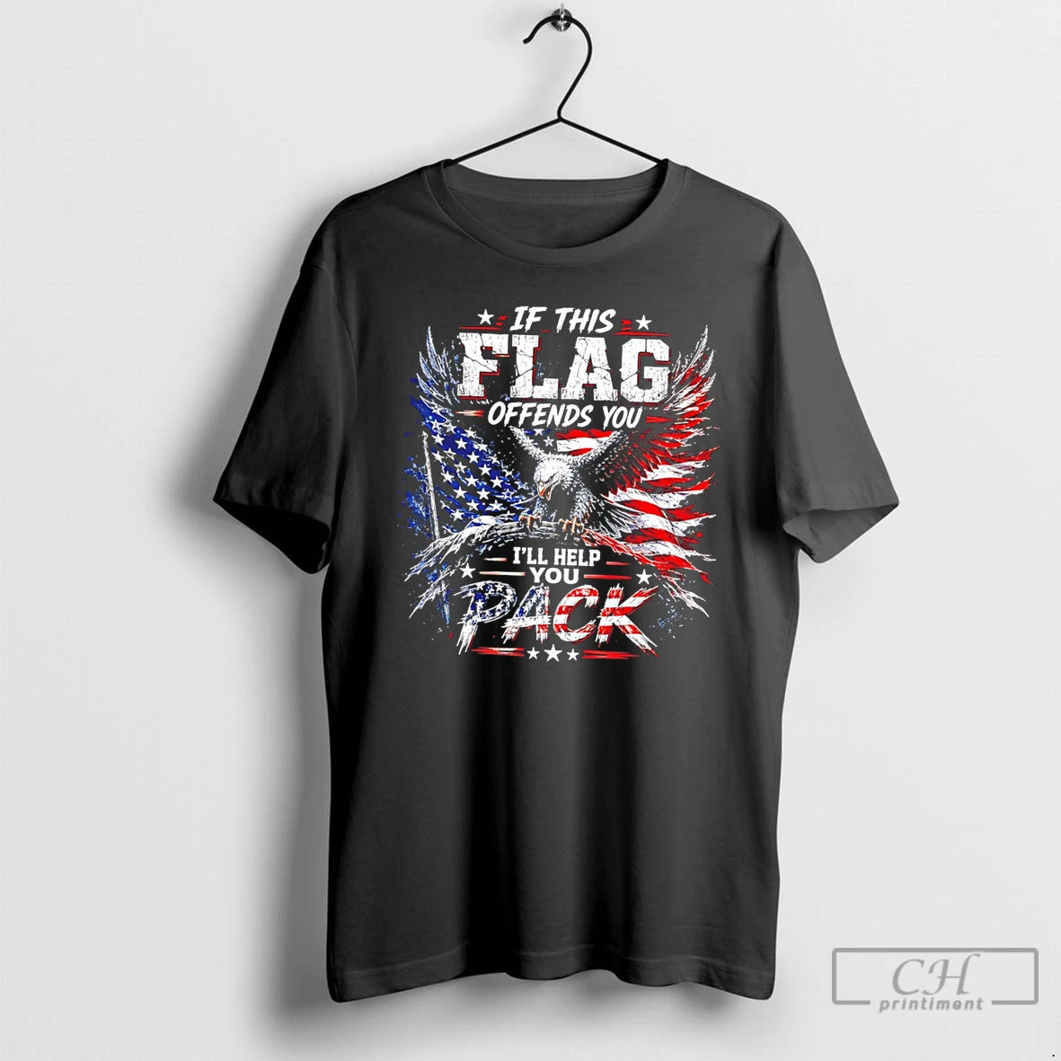 Premium If This Flag Offends You Ill Help You Pack Flag Tee T Shirts Sweater