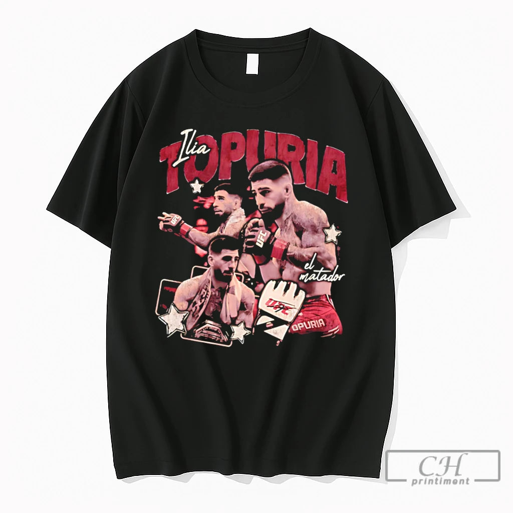 Premium Ilia Topuria El Matador Ufc Champion 2026 Tee