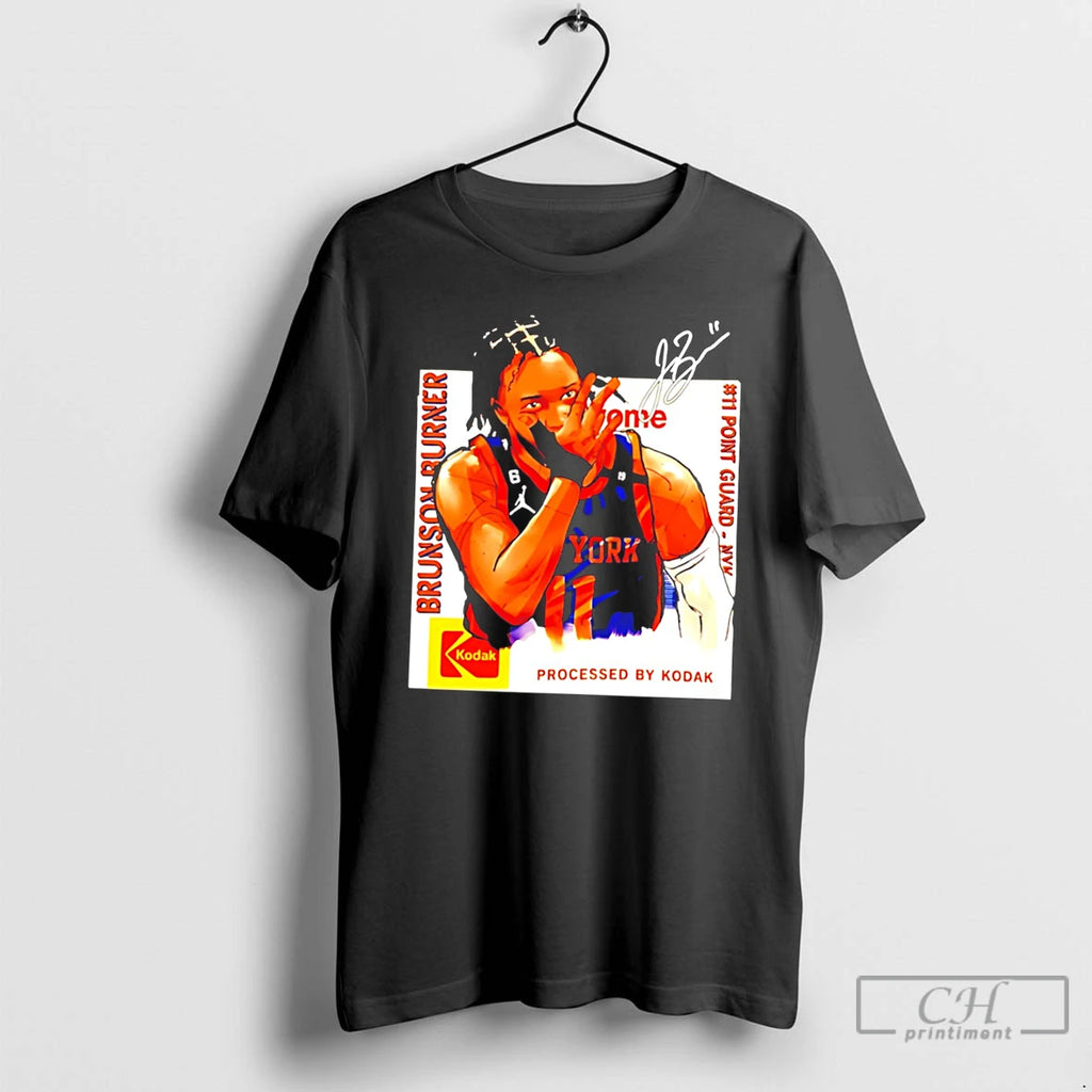 Premium Jalen Brunson Burner 1a New York Basketball Signature Tee