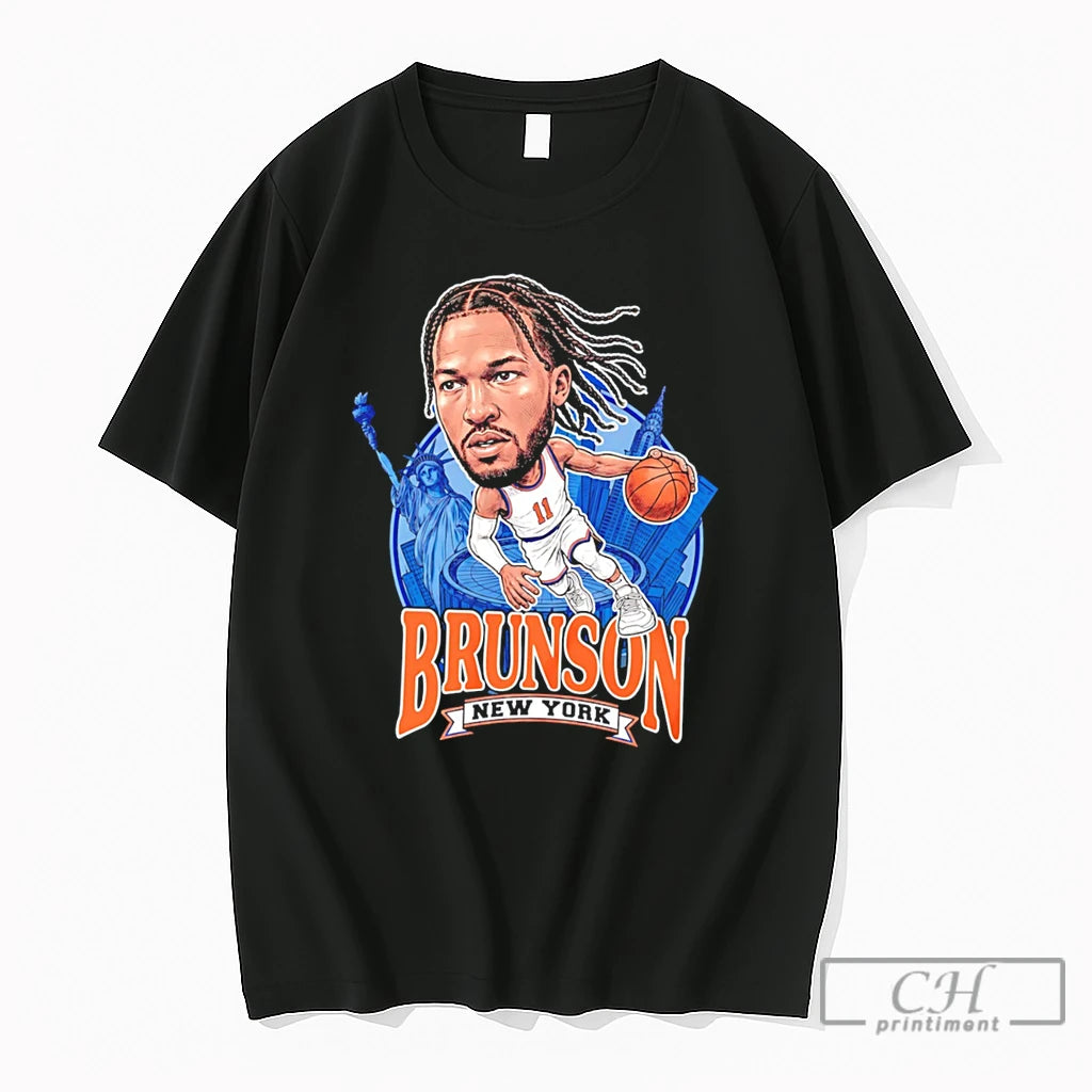 Premium Jalen Brunson New York Knicks Caricature Limited Tee