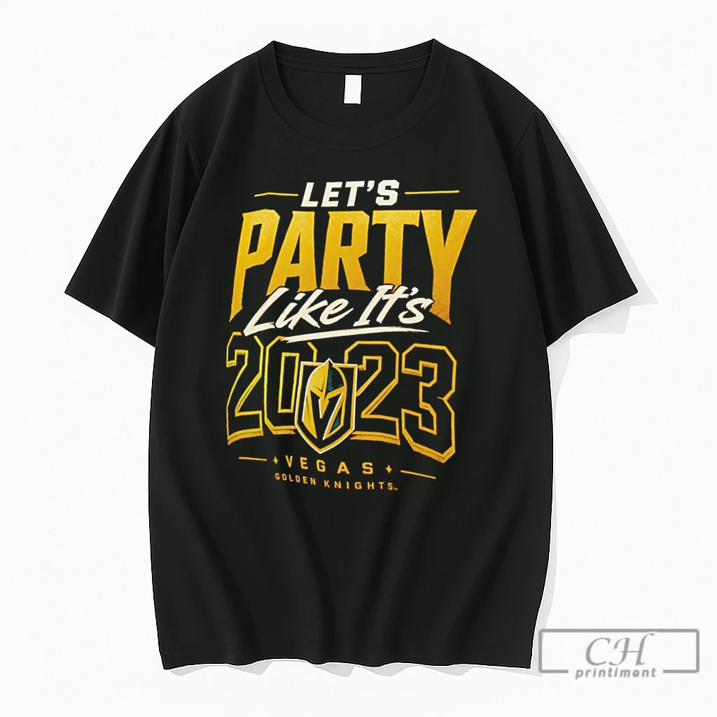Premium Lets Party Like Its 2023 Vegas Golden Knights Tee