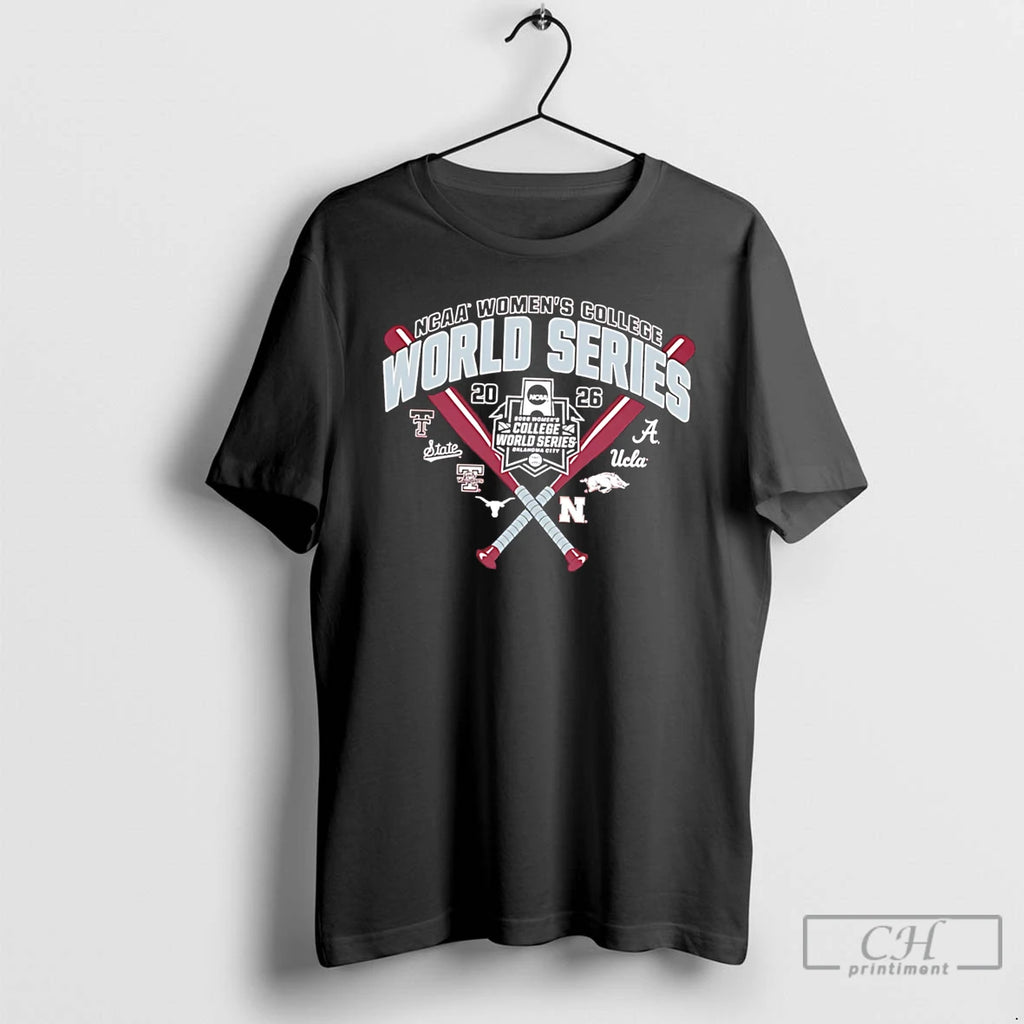 Premium Mississippi State Bulldogs Softball Womens College World Series 2026 8 Teams Tee T Shirts