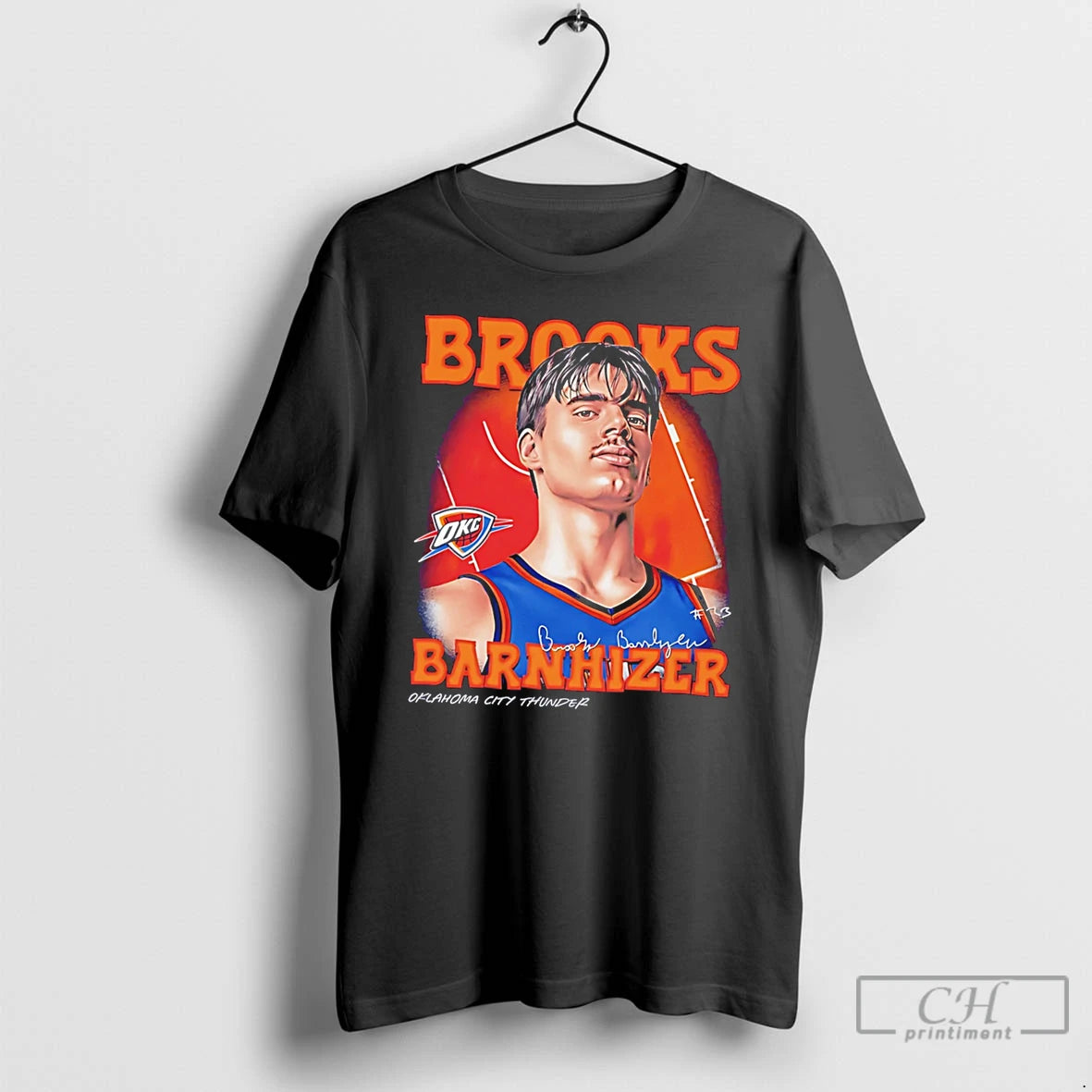 Premium Oklahoma City Thunder Brooks Barnhizer Signature Tee