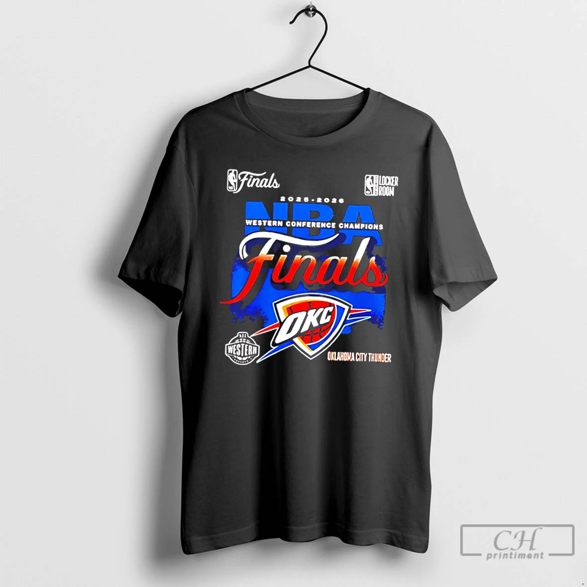 Premium Oklahoma City Thunder Nba Western Conference Champions 2026 Finals Tee