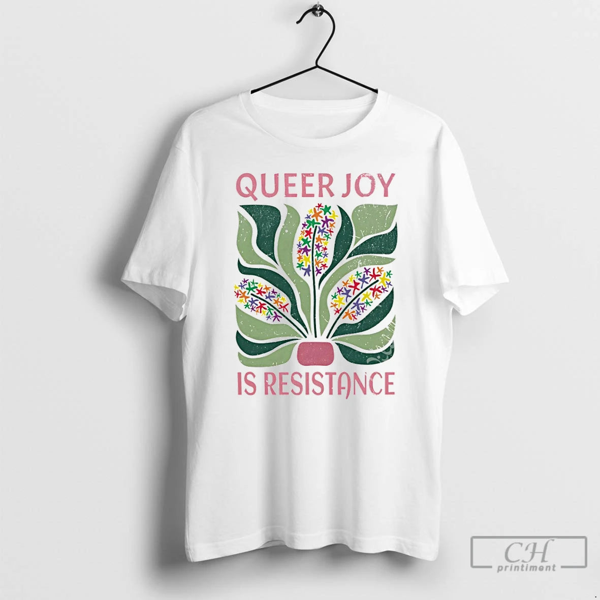 Premium Queer Joy Is Resistance Floral