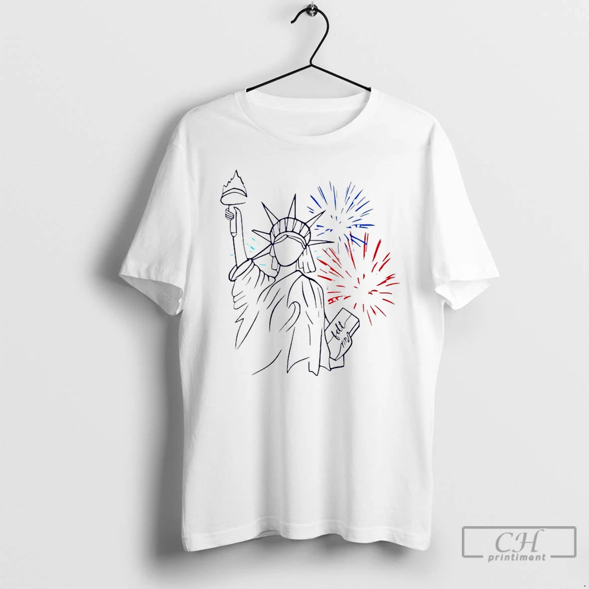 Premium Subtle Fdt July 4th Statue Of Liberty