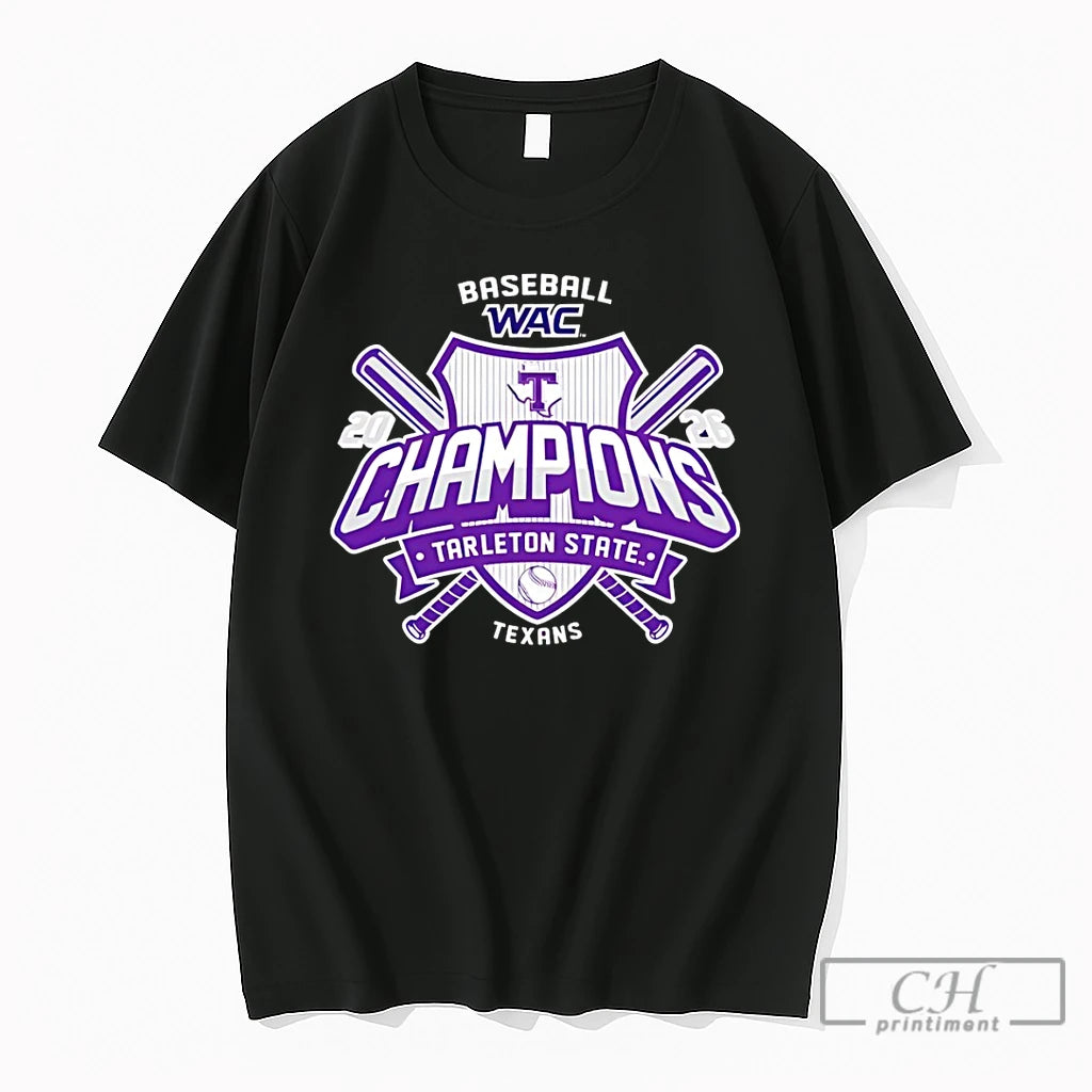 Premium Tarleton State Texans Baseball Wac Tournament Championship 2026