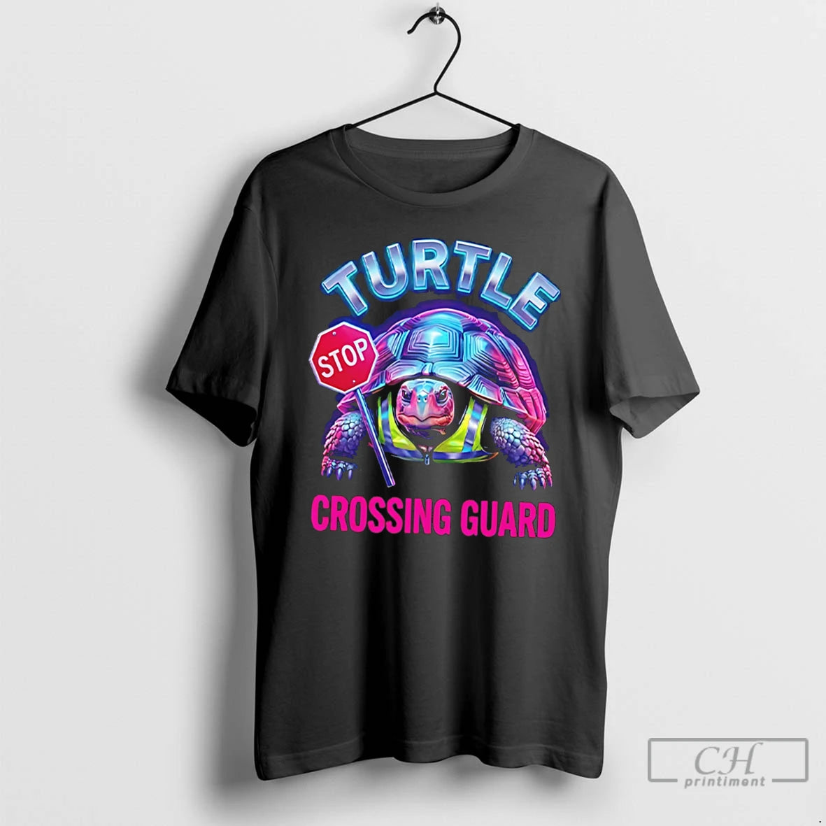 Premium Turtle Crossing Guard Stop Tee