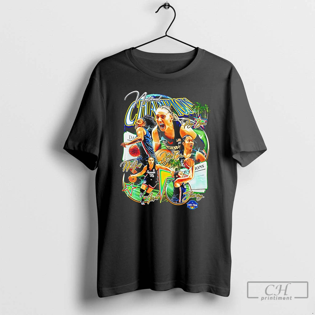 Premium Uconn Huskies National Champions Final Four Team College Tee