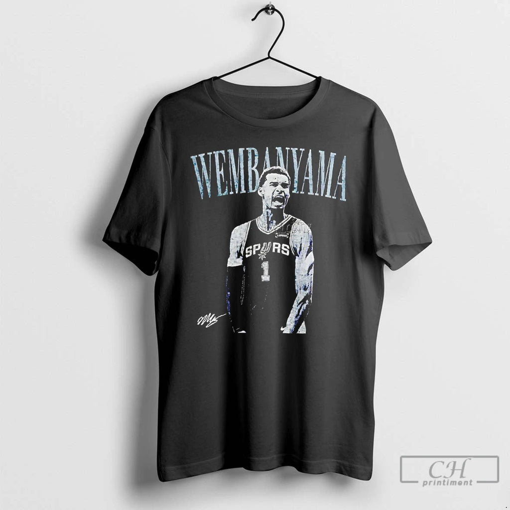 Premium Victor Wembanyama San Antonio Spurs Basketball Game Day 2026 Signature