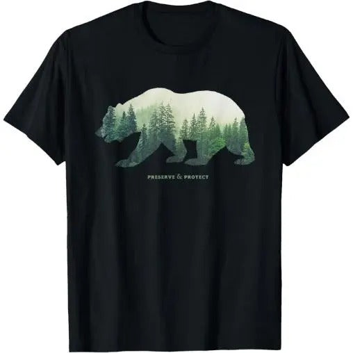 Preserve & Protect T-Shirt Vintage National Park Bear Shirt Made in USA Hoodie, Sweatshirt | UrbanDripWear.com