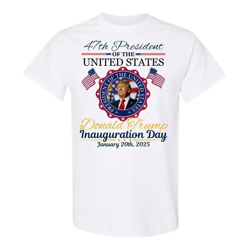President Donald Trump Inauguration Day 2025 Shirt MAGA 47th President Authentic Hoodie, Sweatshirt | UrbanDripWear.com