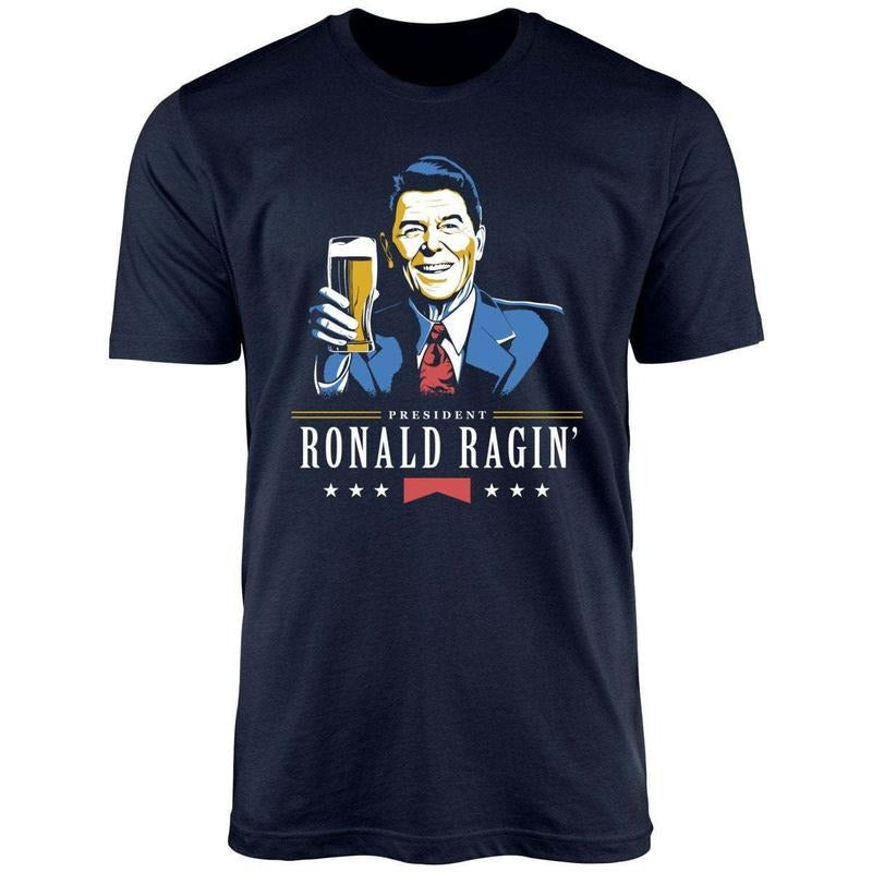 President Ronald Ragin' Unisex Shirt Hoodie, Sweatshirt | UrbanDripWear.com