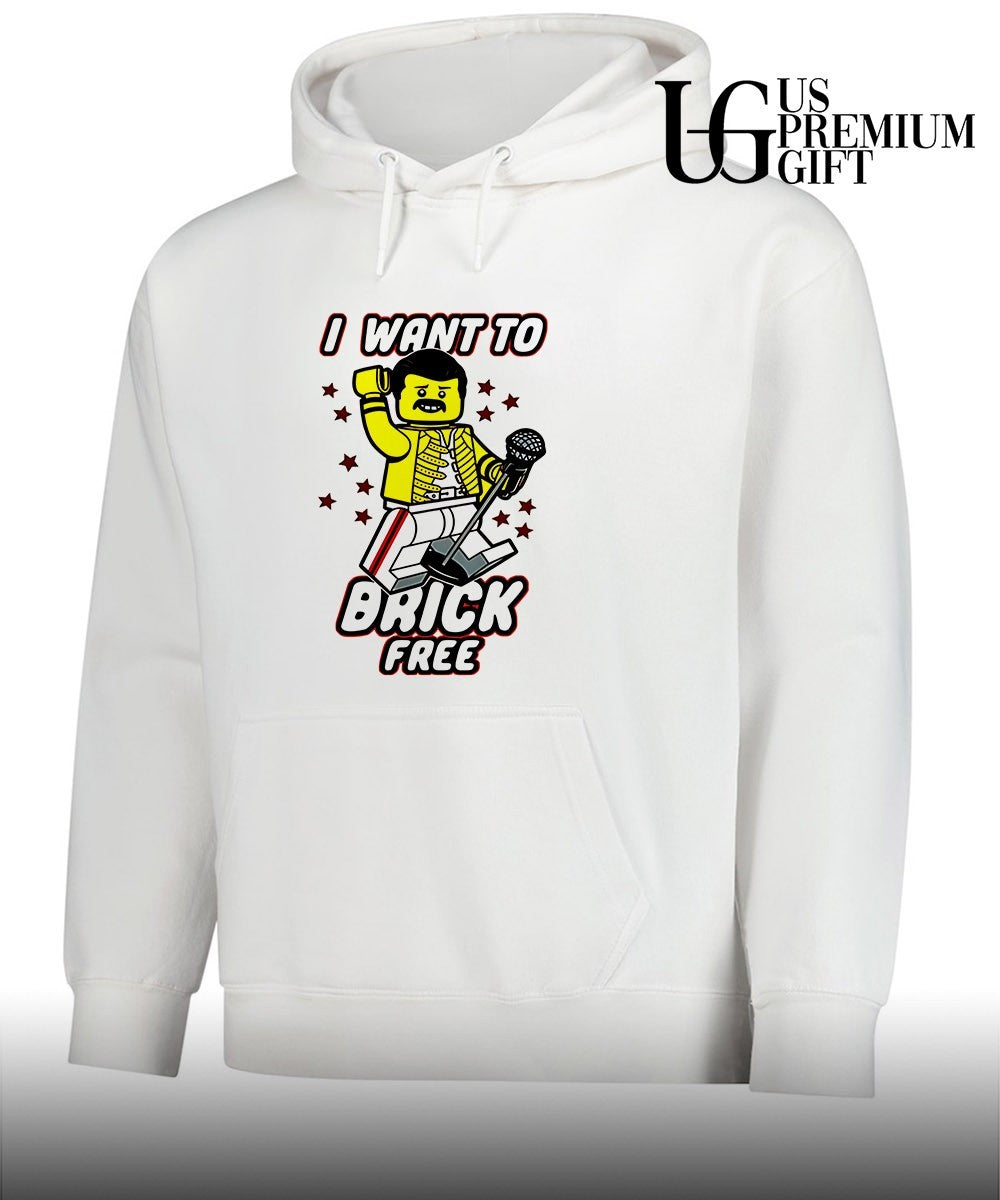 Pretty Lego Freddie Mercury I want to Brick Free shirt