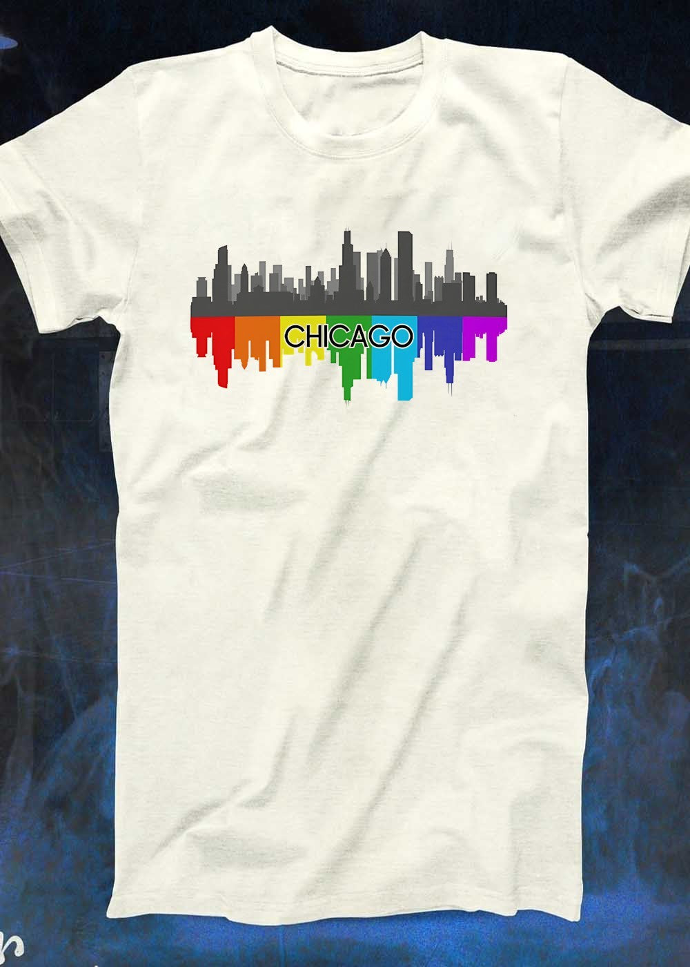 Pride City Skyline Pride Chicago T-Shirt
