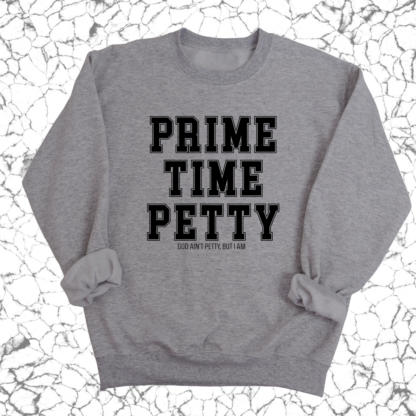 Prime Time Petty Varsity Unisex Sweatshirt