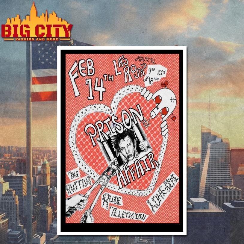 Prison Affair Tour Miami FL On Feb 14 2026 Poster Shirt