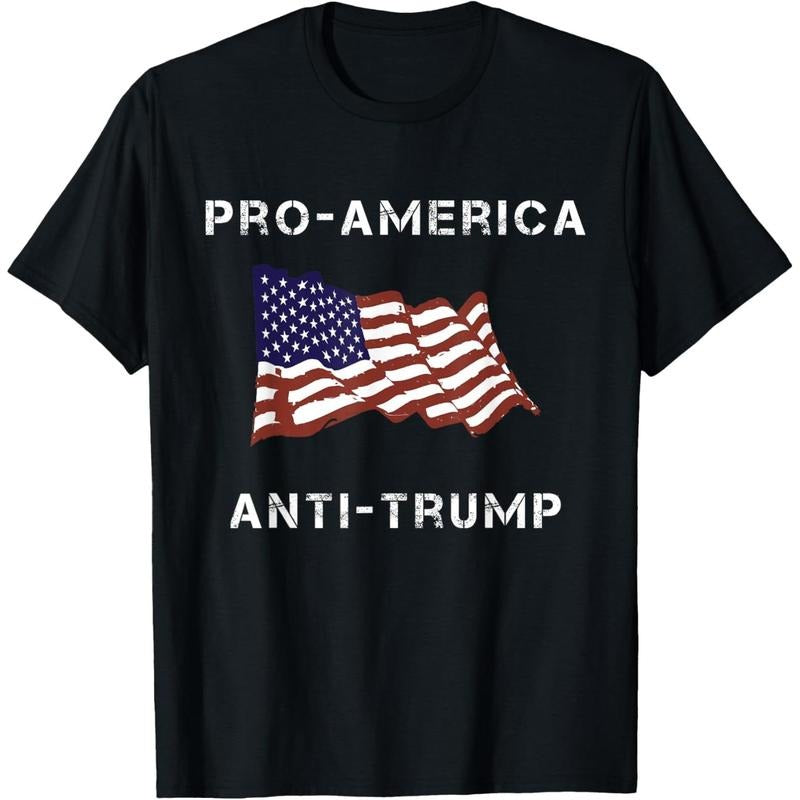 Pro-America Anti-Trump American USA Flag T-Shirt Hoodie, Sweatshirt | UrbanDripWear.com