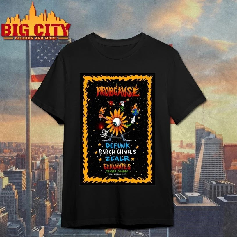 ProbCause Cervantes Show Poster T-shirt