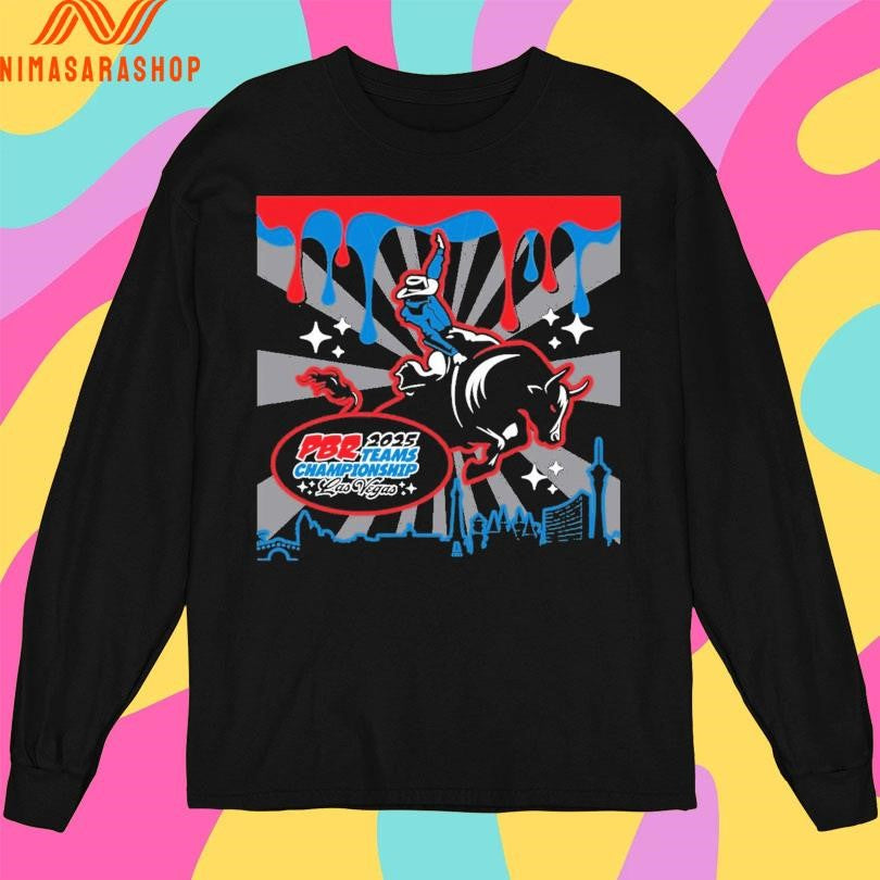 Professional Bull Riders 2025 Team Championship Las Vegas Drip Shirts