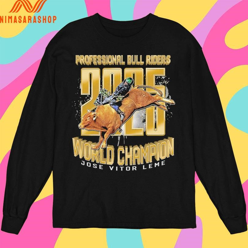 Professional Bull Riders 2025 World Champ Jose Vitor Leme Shirts
