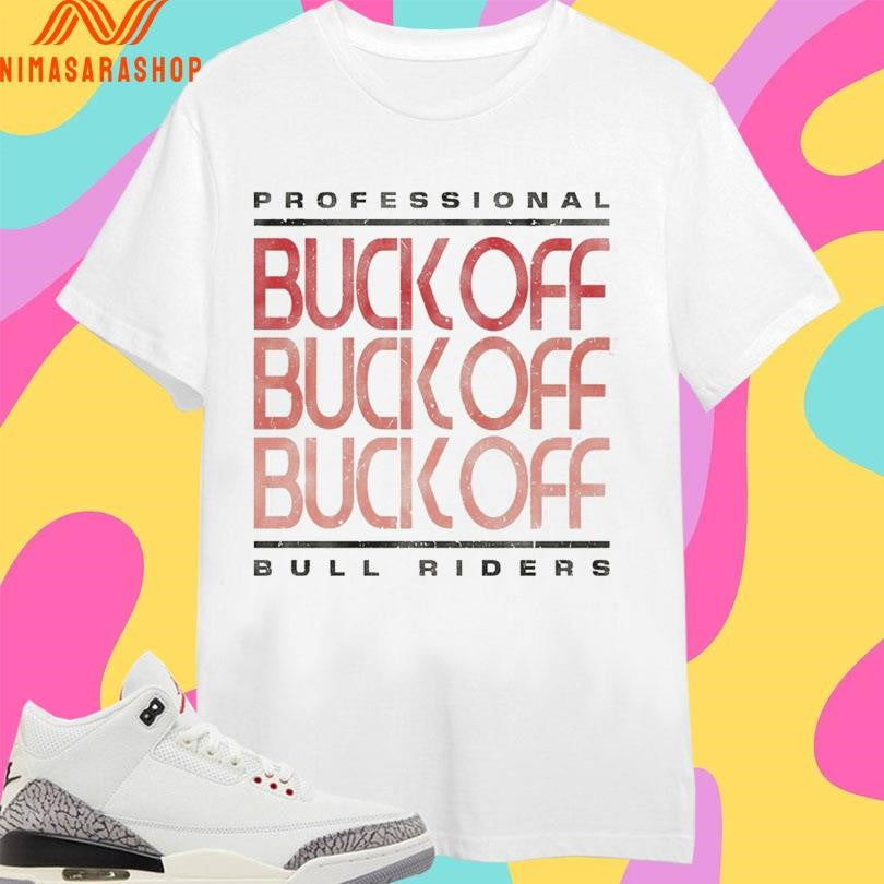 Professional Bull Riders Buck Off Retro Shirts