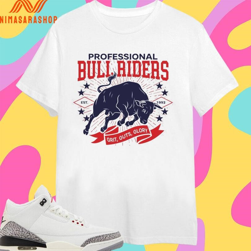 Professional Bull Riders Grit Guts Glory Est 1992 Shirts