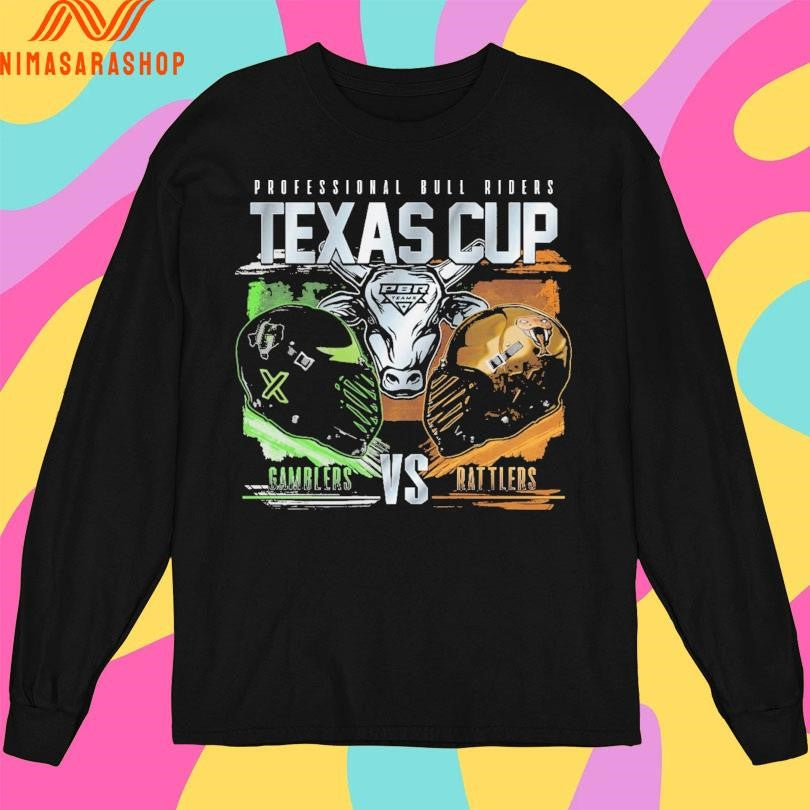 Professional Bull Riders Texas Cup Rivalry Gamblers Vs Rattlers Shirts