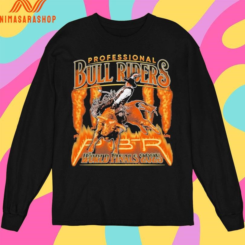 Professional Bull Riders World Finals 2025 Fire And Flames Shirts