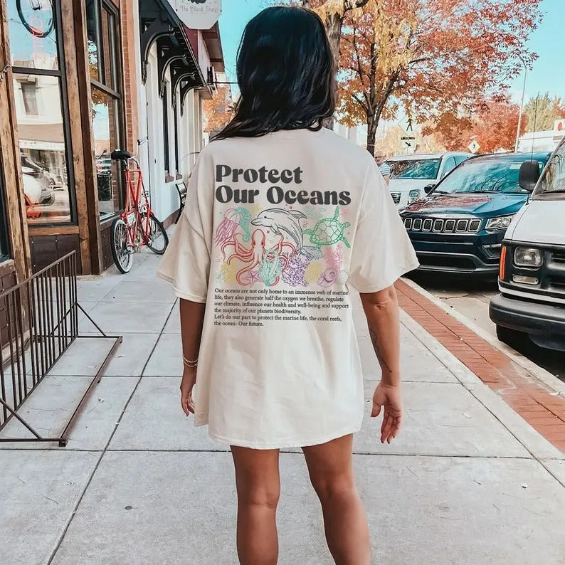 Protect Our Oceans Tshirt, Shark Shirt, Save The Ocean Shirt, Respect The Locals Shirt,Marine Biologist,Surfing...
