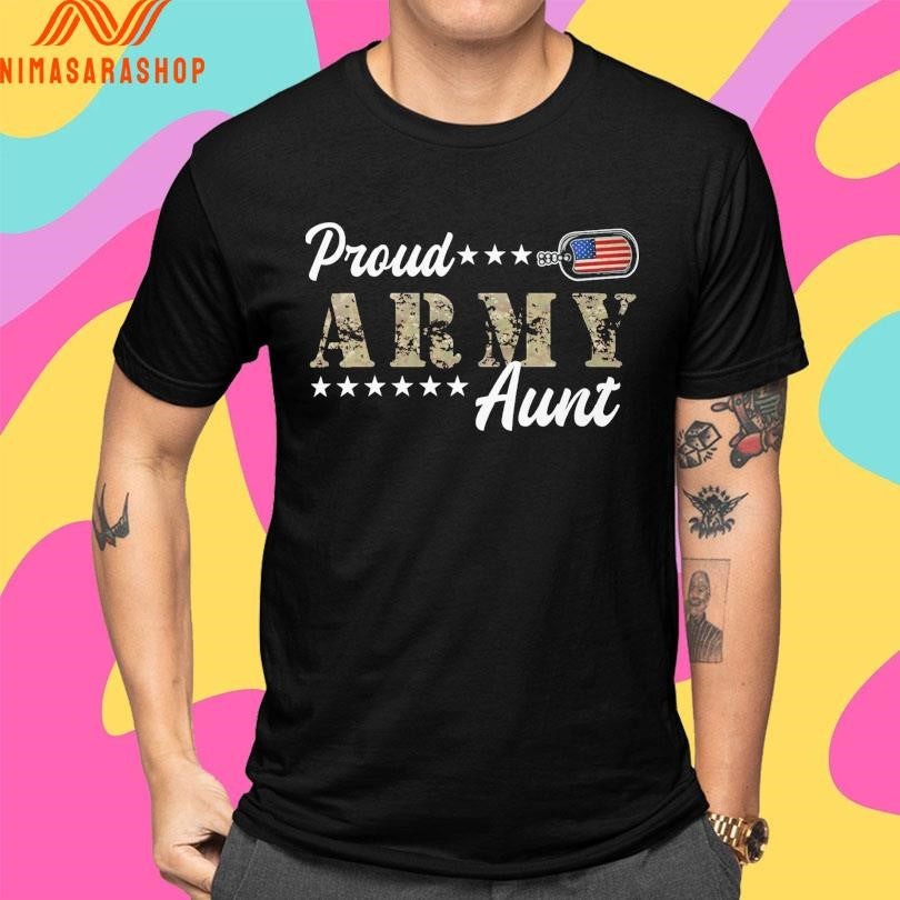 Proud Army Aunt American Shirts